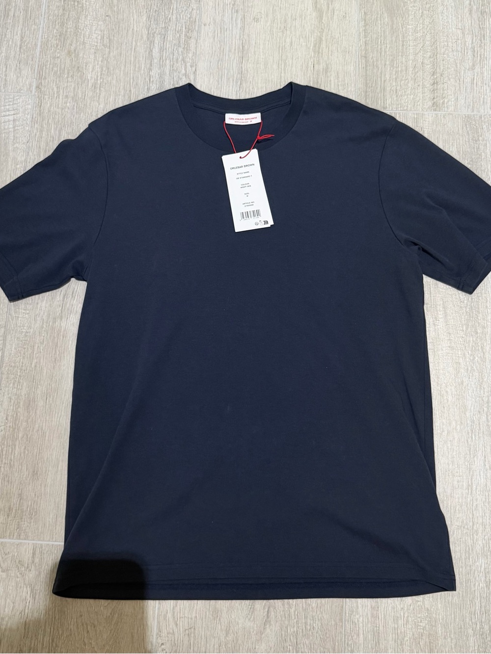 Orlebar Brown Navy Short Sleeve standard Crewneck T-Shirt size m men’s